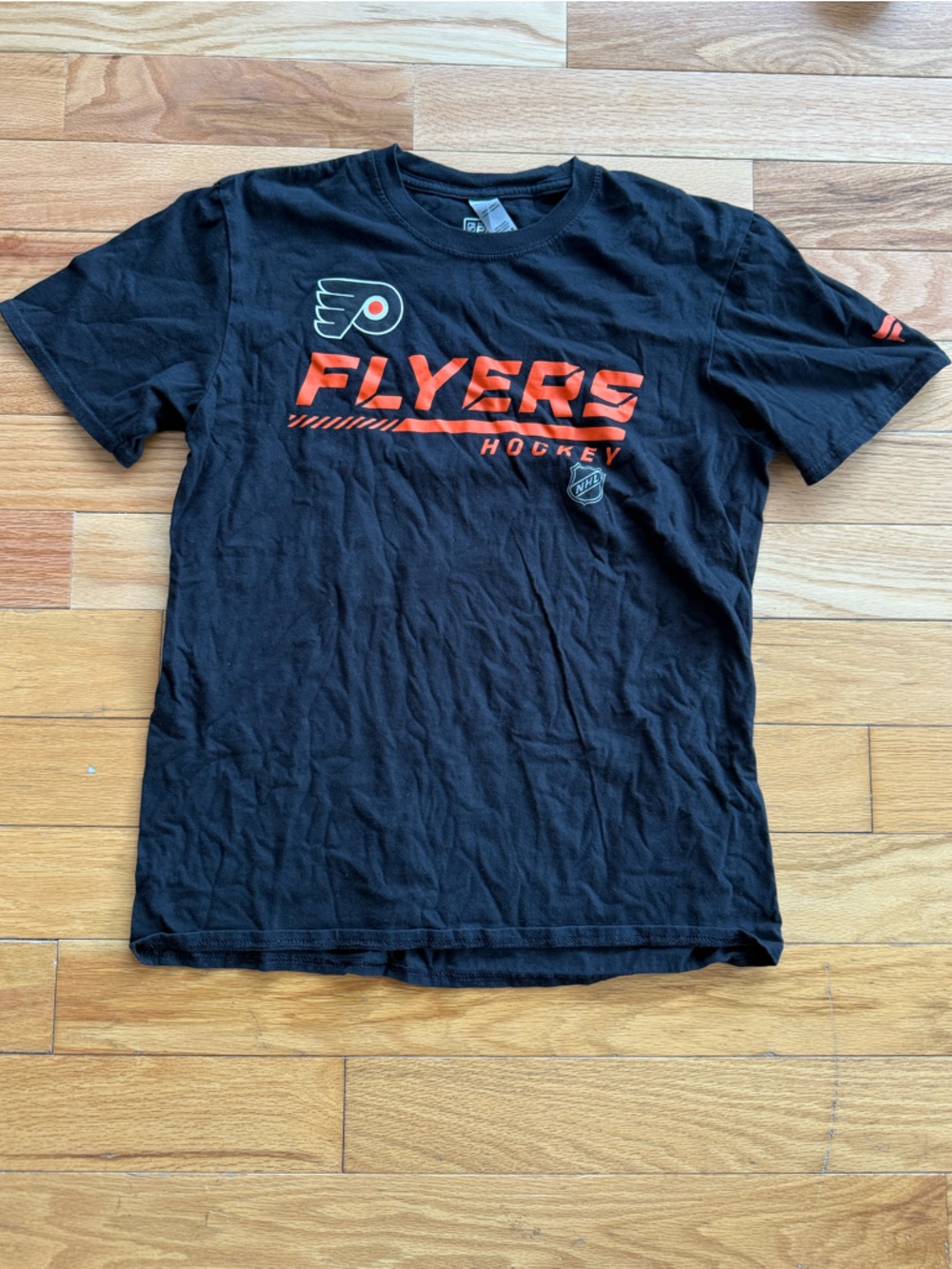 Fanatics Black and White Authentic PRO Patch Tee